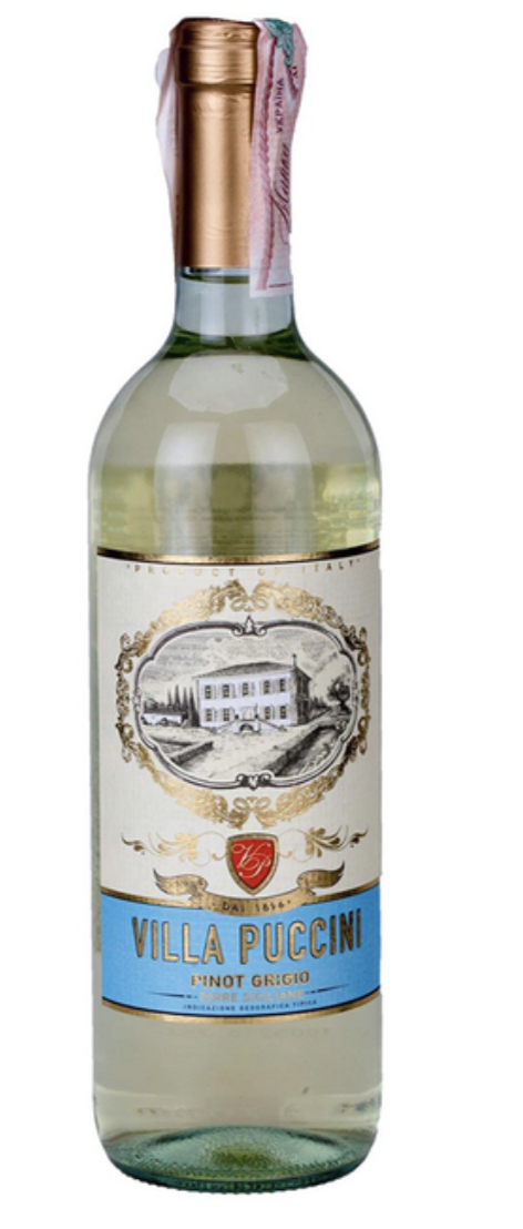 Вино виноградне Villa Puccini Terre Siciliane Pinot Grigio IGT сухе біле 0.75 12%